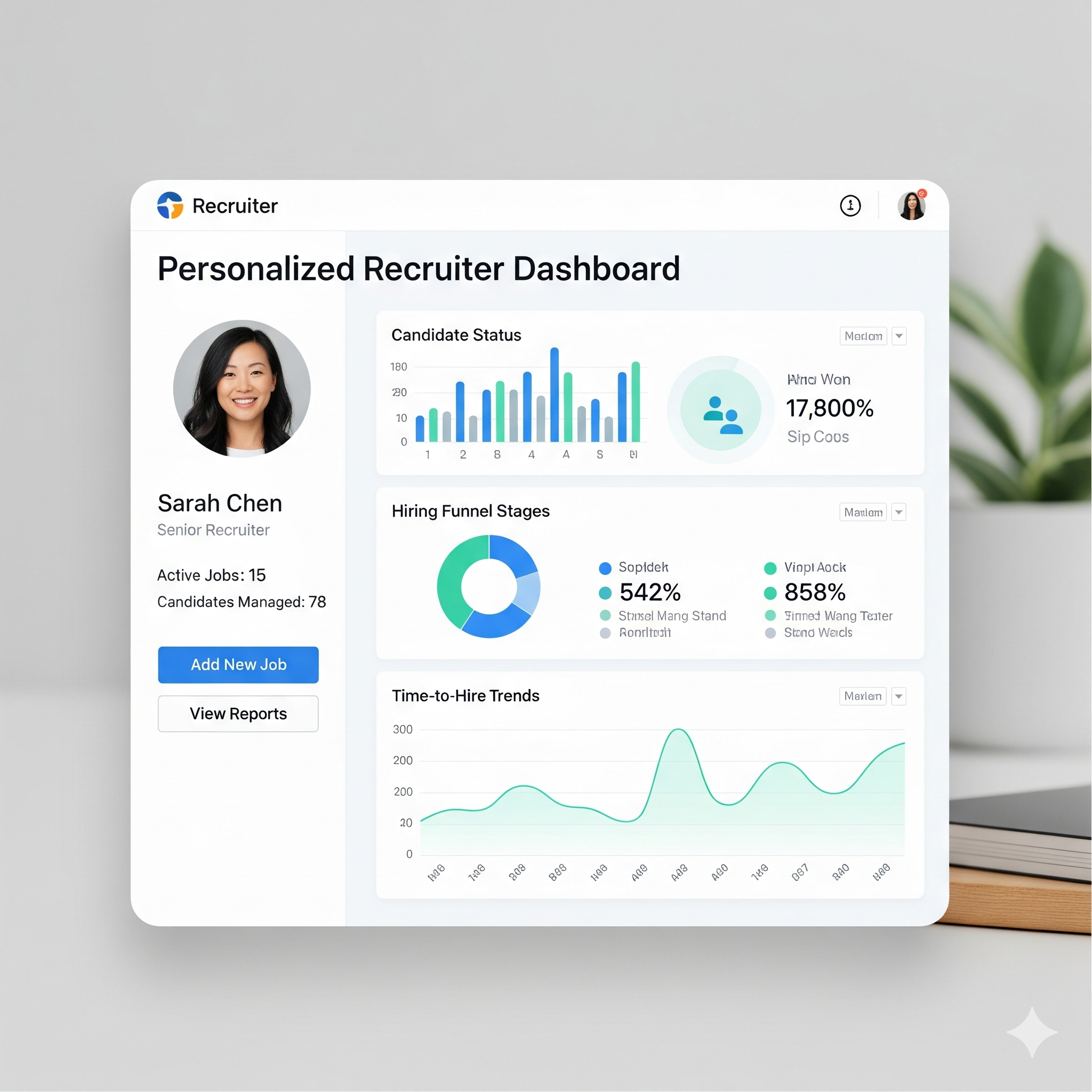 Personalized Recruiter Dashboard